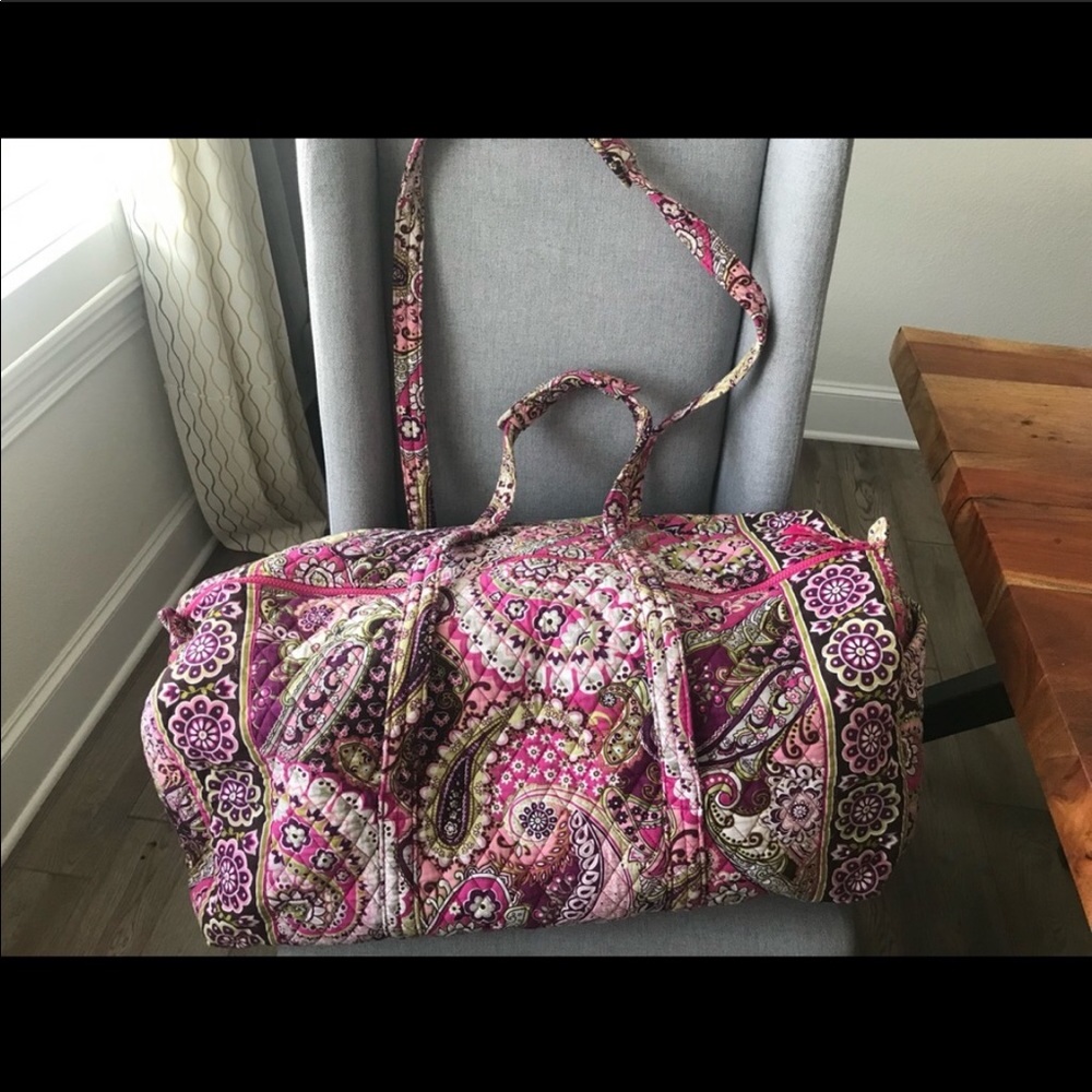 Very bradley large duffel bag